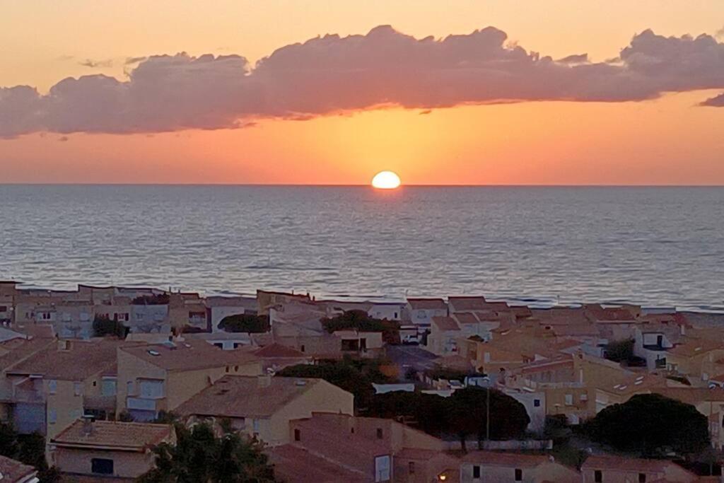 Plain-Pied, Terrasse, Piscine, Pleine Vue Mer, Plage A 6' A Pied, Parking, Wifi Флёри Экстерьер фото