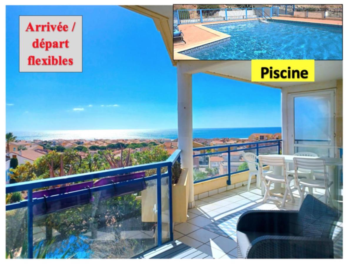 Plain-Pied, Terrasse, Piscine, Pleine Vue Mer, Plage A 6' A Pied, Parking, Wifi Флёри Экстерьер фото